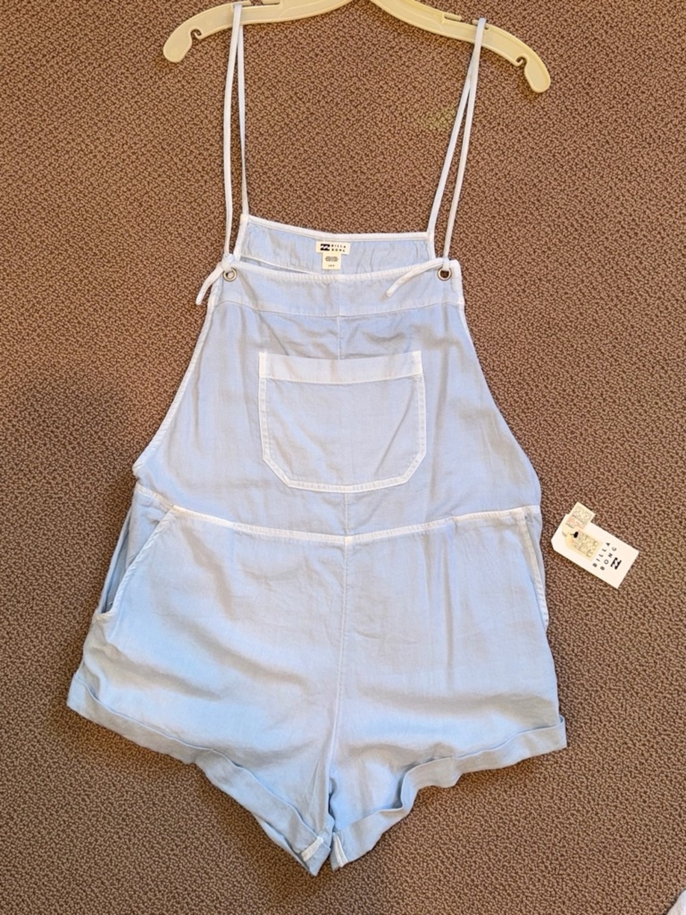NWT Billabong Light Blue Wild Pursuit Overalls